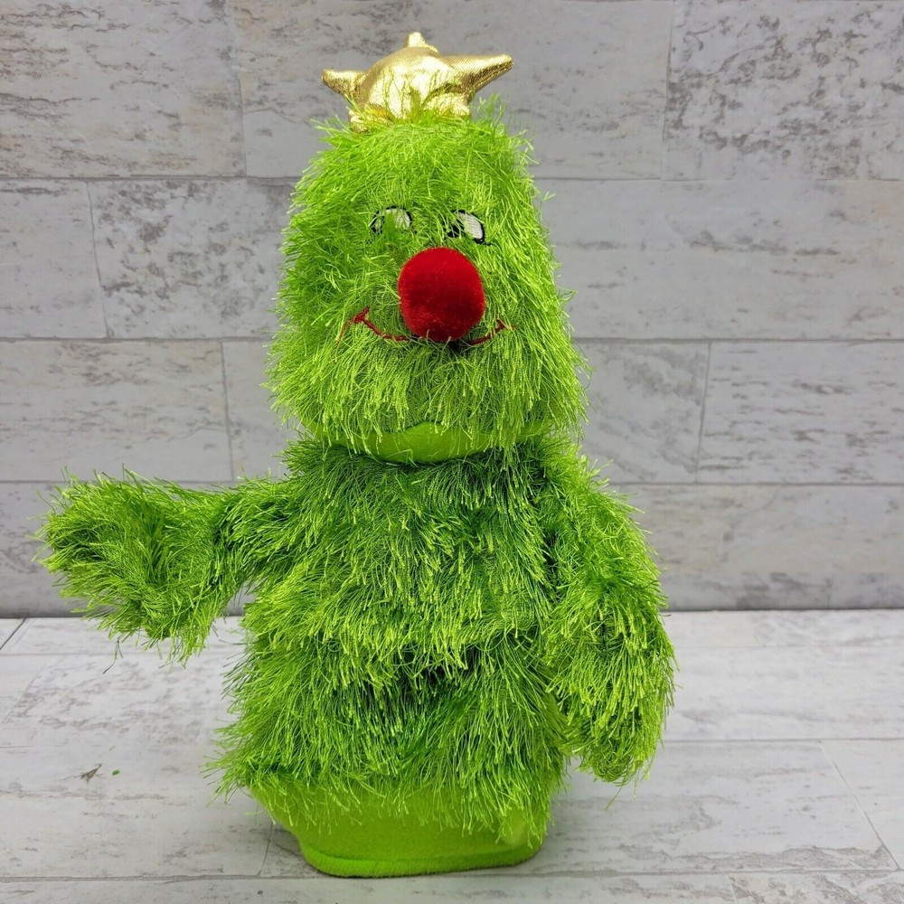 Chrisha Creations Playful Plush 8" Singing Dancing Christmas Tree 2006 WORKING